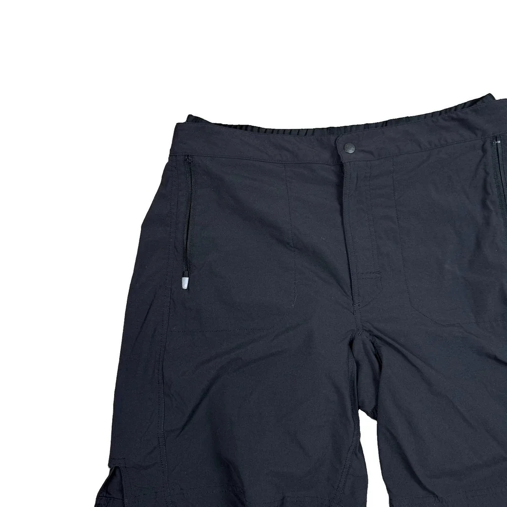 LL Bean Mens Cycling Shorts Large Black Outdoors Active Camping Gorpcore Lined
